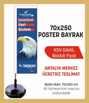 Poster Bayrak 70x250 cm.
